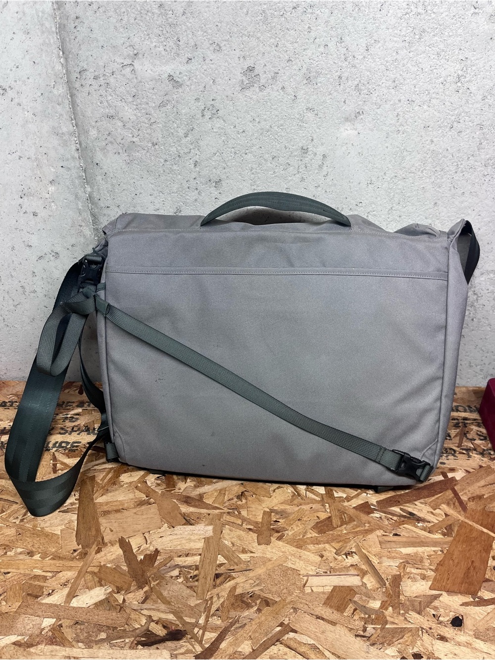 Patagonia Gray Messenger Bag with Reflective Accents - Picture 2 of 4